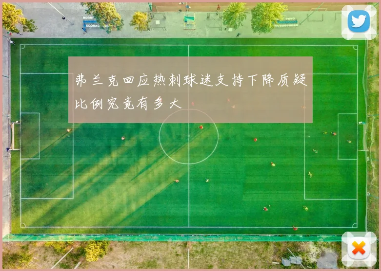 弗兰克回应热刺球迷支持下降质疑比例究竟有多大